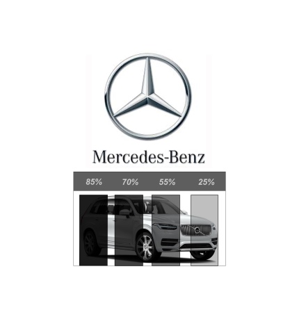 Frdigskuren Avtagbar Solfilm - Mercedes-Benz